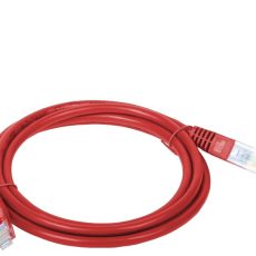 Patchcord UTP A-LAN KKU5CZE1 (RJ45 - RJ45 ; 1m; UTP; kat. 5e; kolor czerwony)