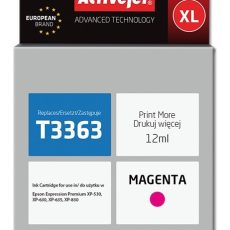 Activejet AE-33MNX Tusz (zamiennik Epson 33XL T3363; Supreme; 12 ml; czerwony)