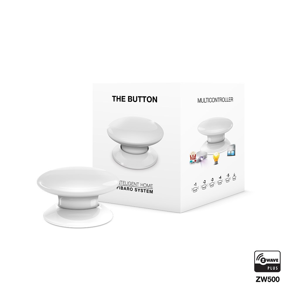 Przycisk FIBARO The Button, biały (FGPB-101-1 ZW5)