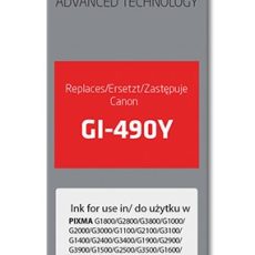 Activejet AC-G490Y Tusz (zamiennik Canon GI-490Y; Supreme; 70 ml; 7000 stron, żółty)