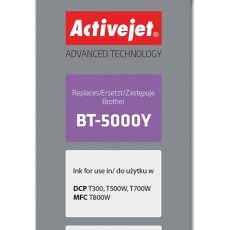 Activejet AB-5000Y Buteleczka z tuszem (zamiennik do Brother BT-5000Y; Supreme; 50 ml; 5000 str., żółty)
